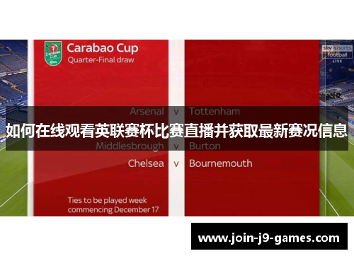 如何在线观看英联赛杯比赛直播并获取最新赛况信息 如何在线观看英联赛杯比赛直播并获取最新赛况信息